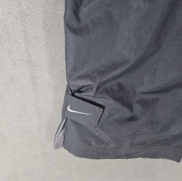 Nike Womens Y2K Track Pants Size Medium M Gray Wide Leg Side Strap Drawstring - Picture 5 of 11